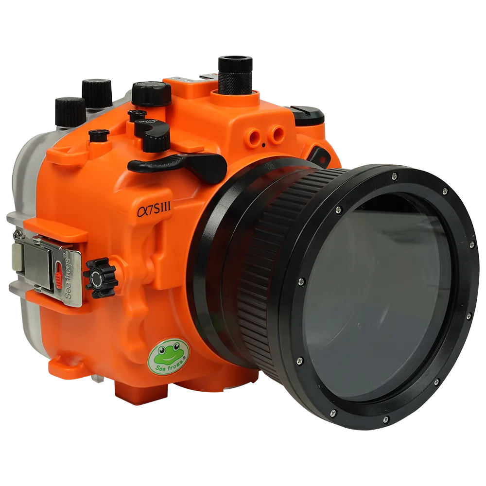Salted Line Sea Frogs Underwater Camera Housing for Sony A7SIII with 4'' Glass Flat Port - Image 3