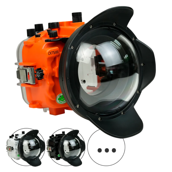 Salted Line Sea Frogs Underwater Camera Housing for Sony A7SIII with V1 Dome Port