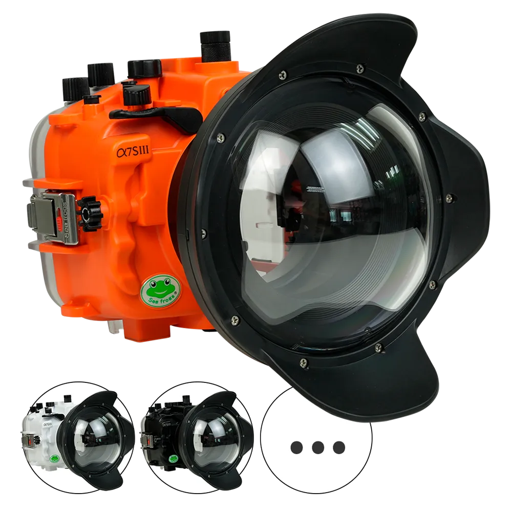 Salted Line Sea Frogs Underwater Camera Housing for Sony A7SIII with V10 Dome Port - Image 8