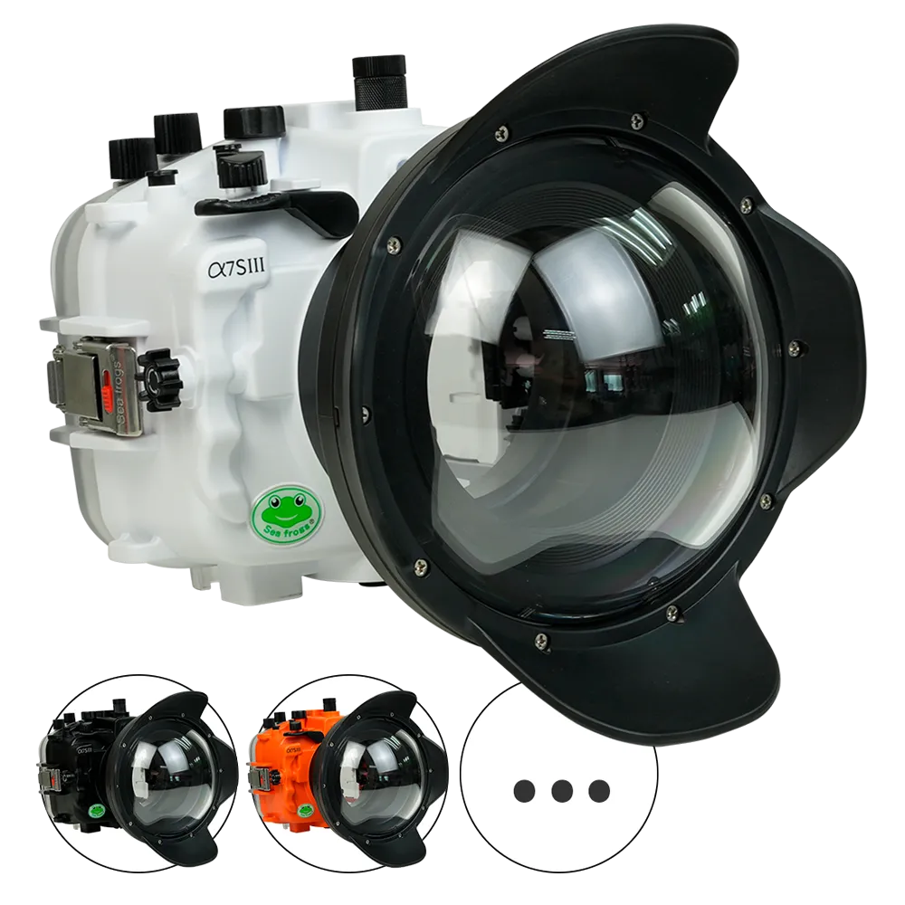 Salted Line Sea Frogs Underwater Camera Housing for Sony A7SIII with V10 Dome Port - Image 15