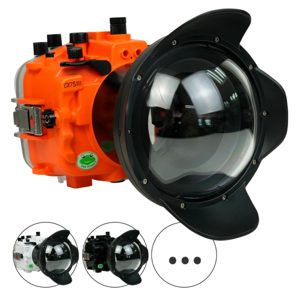 Salted Line Sea Frogs Underwater Camera Housing for Sony A7SIII with V2 Dome Port