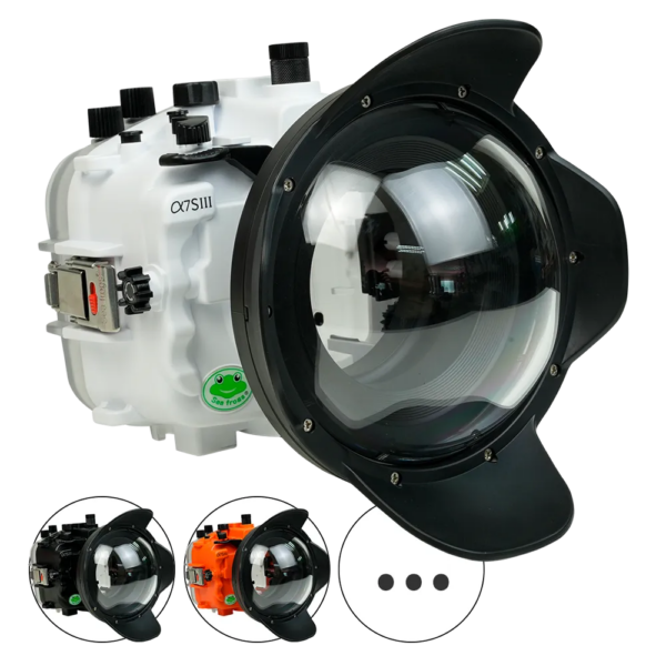 Salted Line Sea Frogs Underwater Camera Housing for Sony A7SIII with V7 Dome Port