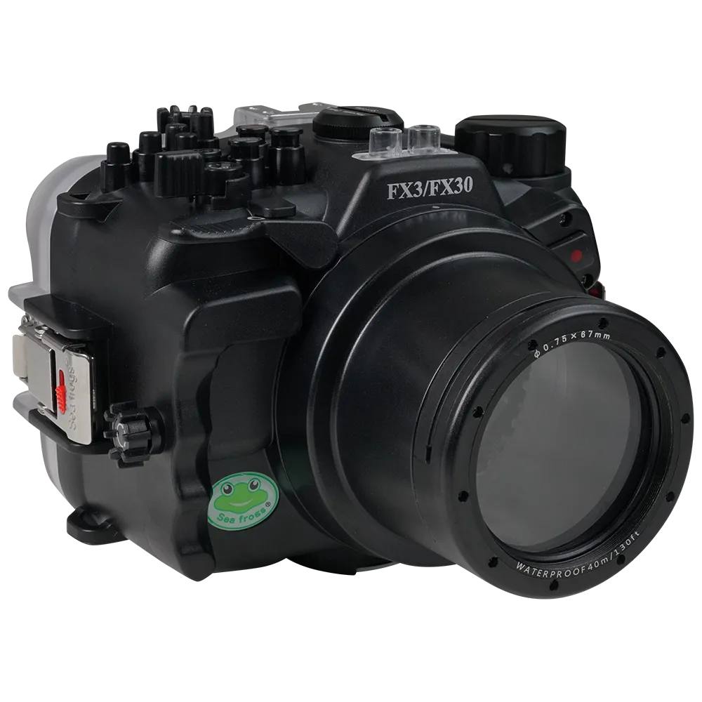 Salted Line Sea Frogs Underwater Camera Housing for Sony FX3/FX30 with HDMI Support with 67mm Thread Glass Flat Port - Image 8