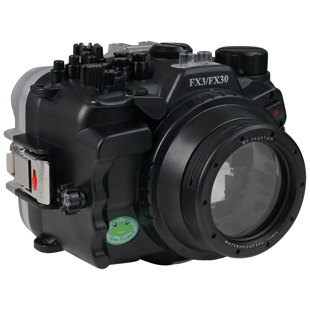Salted Line Sea Frogs Underwater Camera Housing for Sony FX3/FX30 with HDMI Support with 67mm Thread Glass Flat Port - Image 7