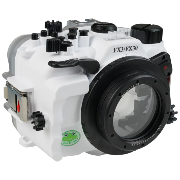 Salted Line Sea Frogs Underwater Camera Housing for Sony FX3/FX30 with HDMI Support with 67mm Thread Glass Flat Port