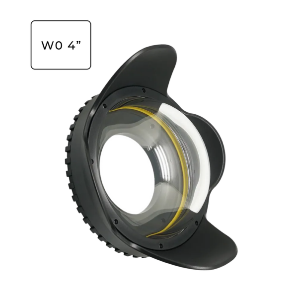 Sea Frogs Wide Angle Correctional Wet W0 4'' Acrylic Dome Ports (67mm Round Adapter) for Underwater Camera Housings