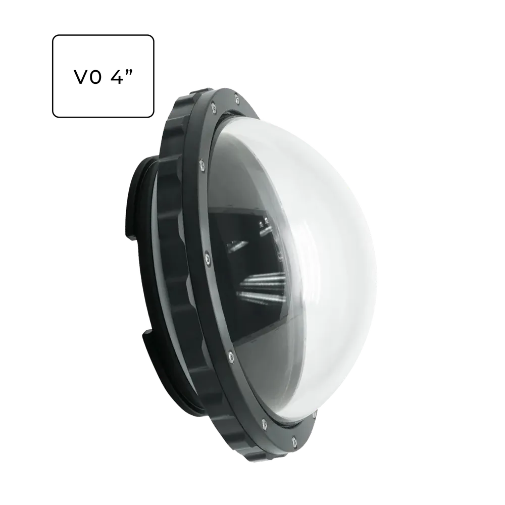 KitDive Salted Line V0 4'' Acrylic Dome Ports for Underwater Camera Housings - Image 2