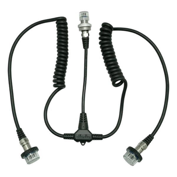 Sea Frogs Nikonos Style 5-Pin Dual Sync Cord to Nikonos-Type Bulkhead for Underwater Housings