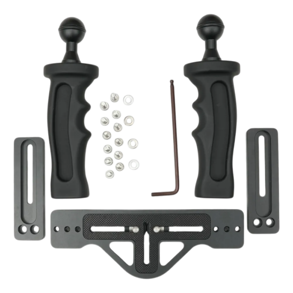 Salted Line Adjustable Aluminium Tray for Underwater Camera Housings - Image 4