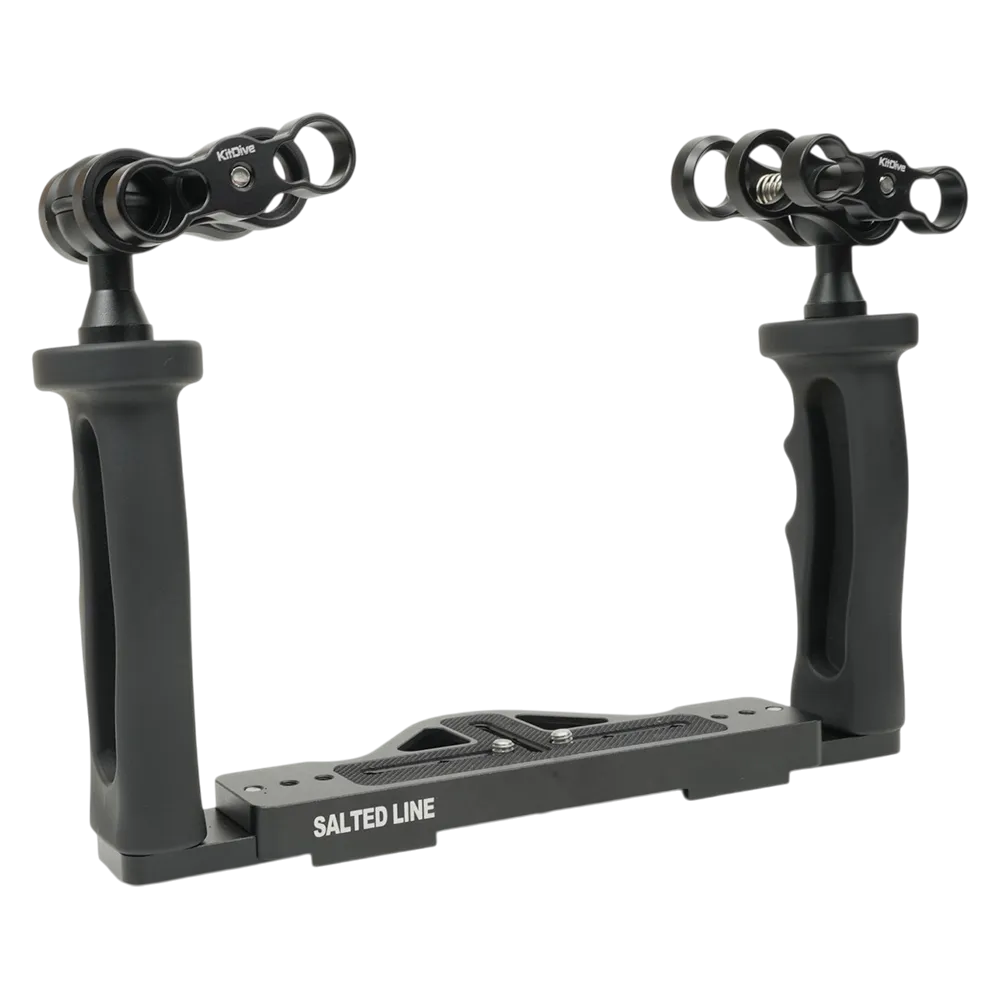 Salted Line Adjustable Aluminium Tray for Underwater Camera Housings and Clamps Bundle - Image 4