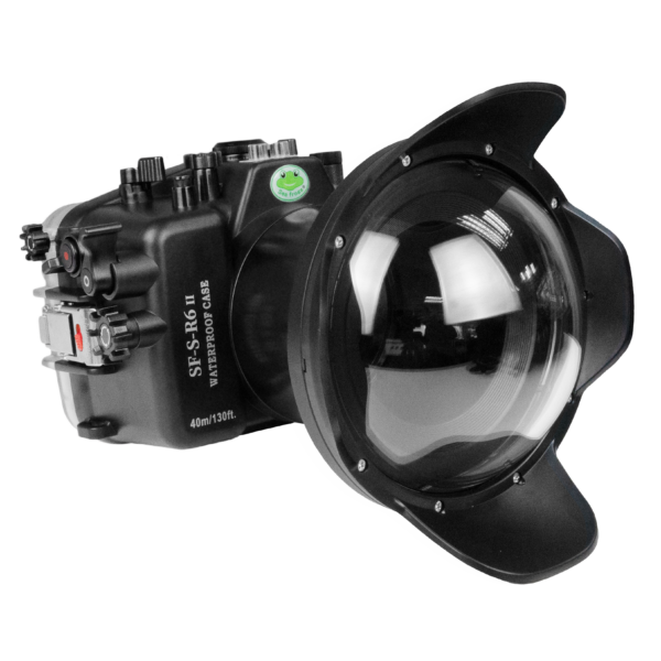 Sea Frogs 40m/130ft Underwater camera housing for Canon EOS R6 Mark II with 6" Dome Port V.2 (RF 15-35 f/2.8L)